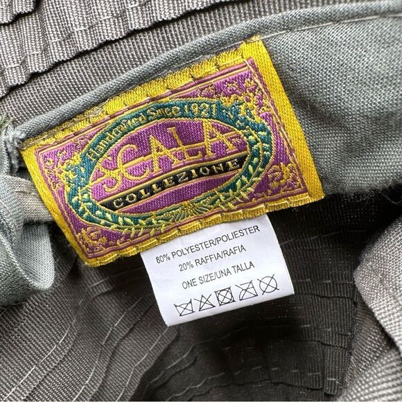 Scala Women’s Hat in Olive‎ and Straw - Picture 2 of 8